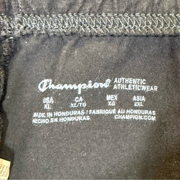Champion Black Sweatpants with Elastic Waistband. Size XL. In excellent cond! - Picture 3 of 5